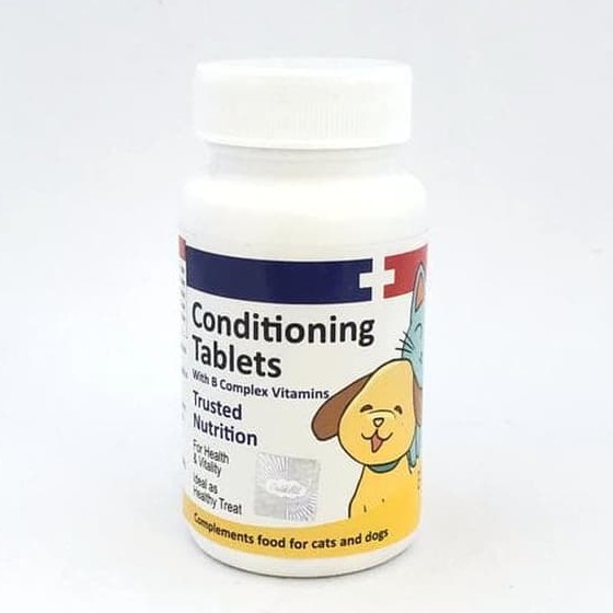 Conditioning tablets Raid All multivitamin B kompleks kucing anjing  isi 200 tablet