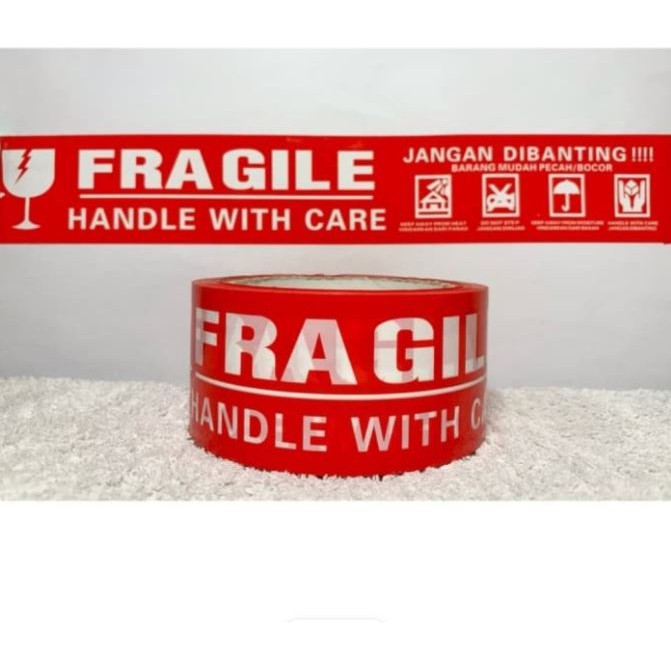 

Lakban Fragile Jangan Dibanting warna Merah