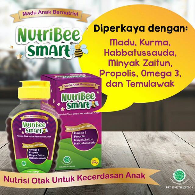 

NutriBee smart Madu anak bernutrisi untuk kecerdasan otak