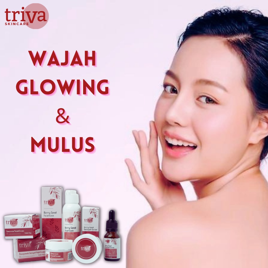 Paket Triva Skincare Darksport Series krim cream serum penghilang flek hitam membandel di wajah pemu