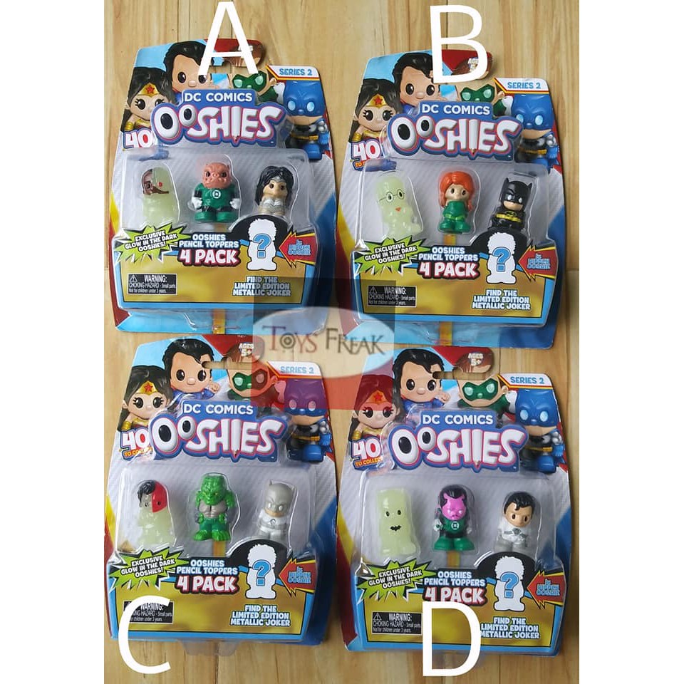 

Ooshies Pencil Toppers series 2 Dc Comics isi 4