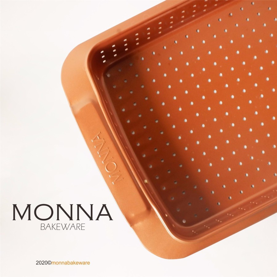 Monna Loyang Kue Perforated Roast Pan Monna Bakeware