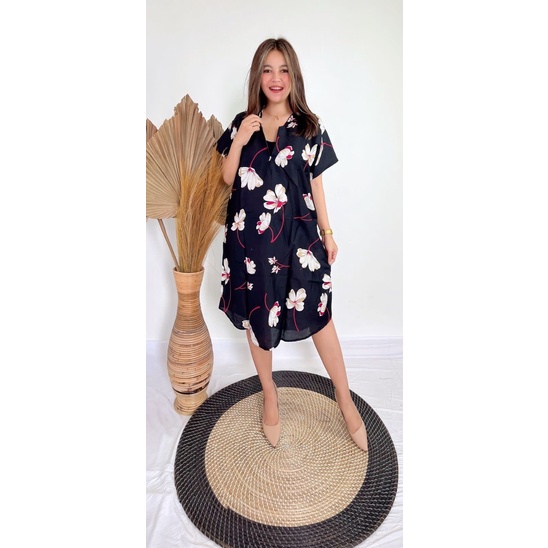 Daster Bali Busui-BSI - LYLIA HITAM