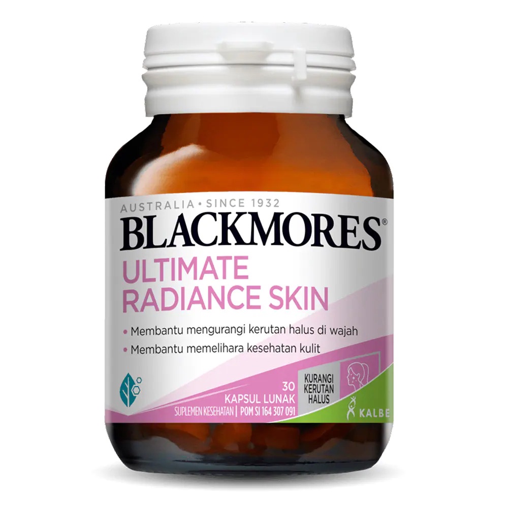 *NEW ARRIVAL*  Blackmores Radiance Marine Q10 / Ultimate Radiance Skin Q10 30 Capsule  BPOM Kalbe Farma