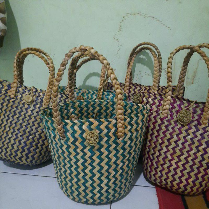 TAS PURUN/ BAKUL MOTIF ASLI KALIMANTAN