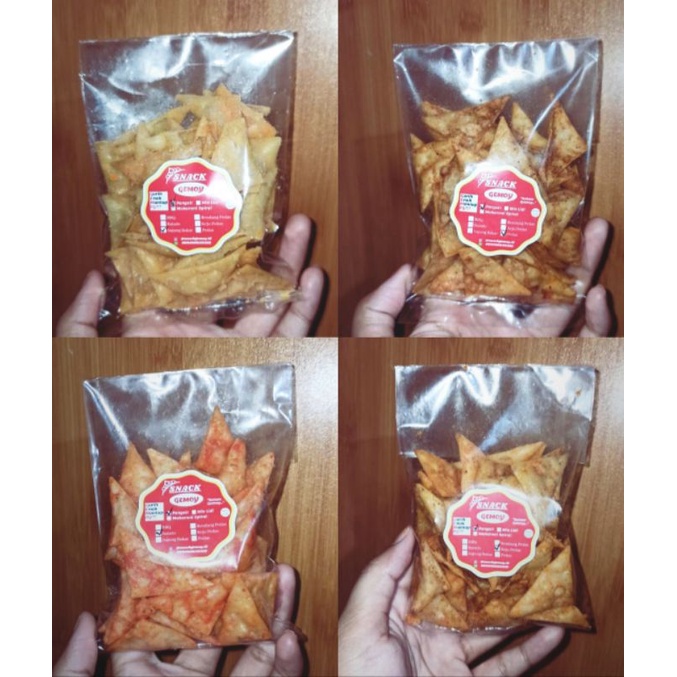 

SNACK GEMOY - Keripik Pangsit 45gr Aneka Rasa Bumbu Rempah