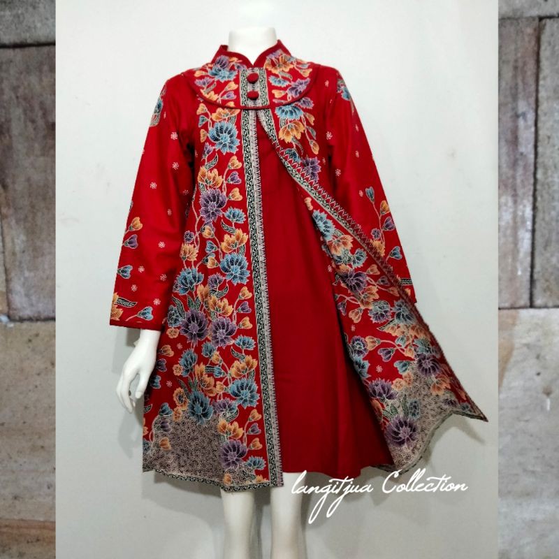 CIBULAN DRESS BATIK PIAS GLENCA STYLE KRAH SHANGHAI