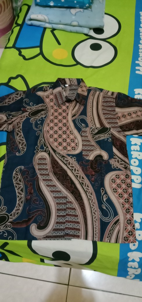 Baju Batik Couple Blouse Batik Couple Kancing Depan Modern Dan Murah Kode - 01