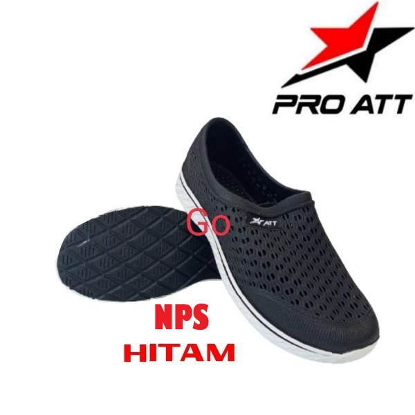 gof ATT NPS 160 SEPATU KARET SLIP ON Sepatu Cowok Casual Anti Air Empuk Tidak Lecet Ringan