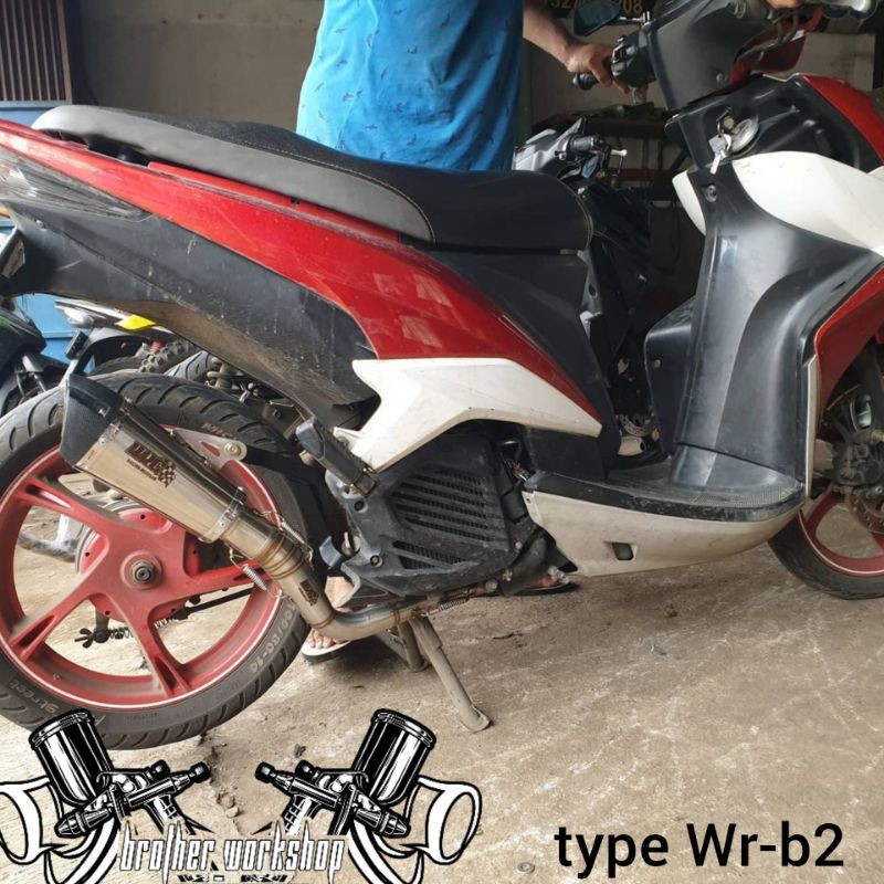 Knalpot WRC xeon RC / GT aerox125 type WR-b2