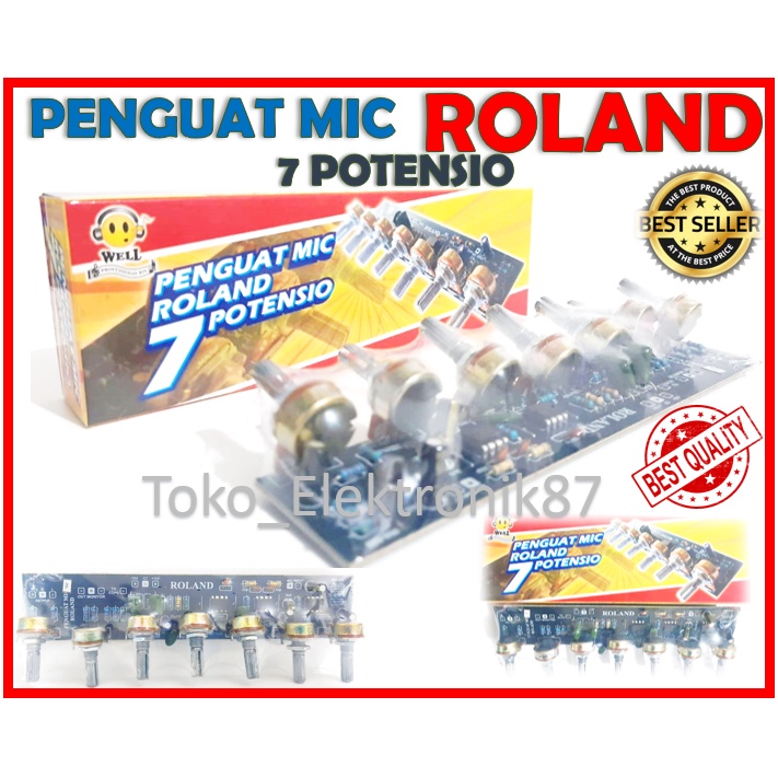 Penguat Mic Roland 7 Potensio Well