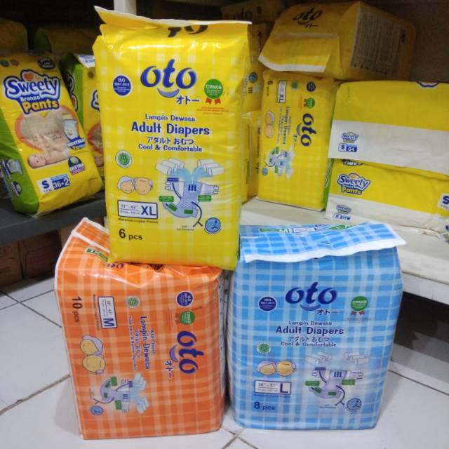 OTO adult diapers perekat