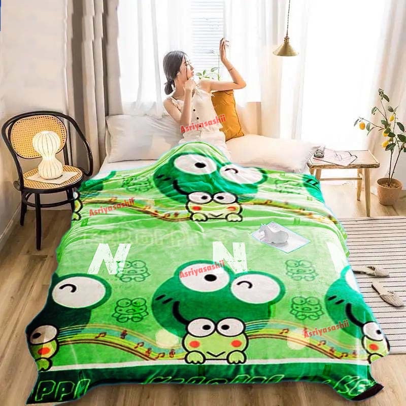 Selimut Anak Halus Lembut Motif Karakter 140x190 Keren Murah Asriyasashii Berkualitas