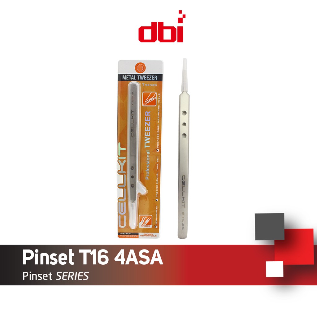 Pinset Lurus Stainless Steel CELLKIT T16 4ASA