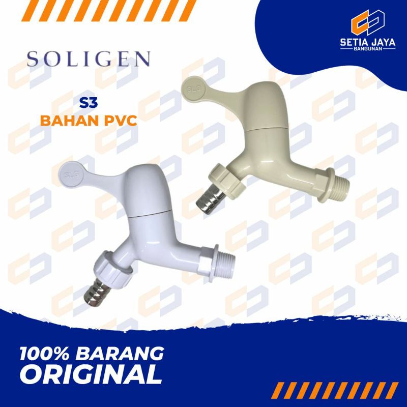 Kran / Keran / Taman / Tembok Air Soligen PVC / Plastik S3 / S 3