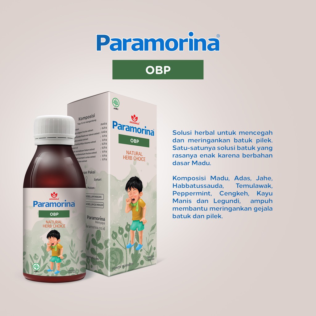 Paramorina Madu Herbal Anak Vitabumin Paramorina Paket 3 Pcs