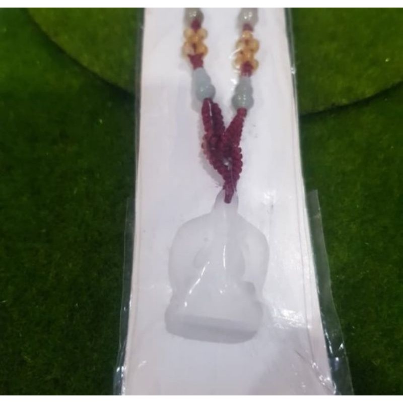 Liontin Buddha Lazurdi Putih