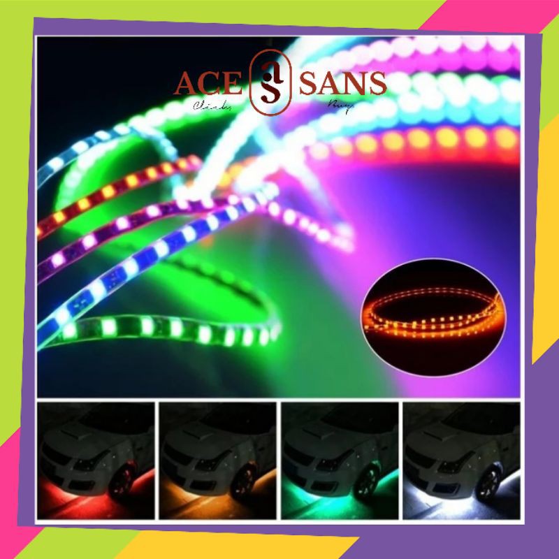 LED Strip LED Alis Cumi Flexible 45 cm Super Bright I Lampu LED I Lampu Alis Mobil I Lampu Mobil