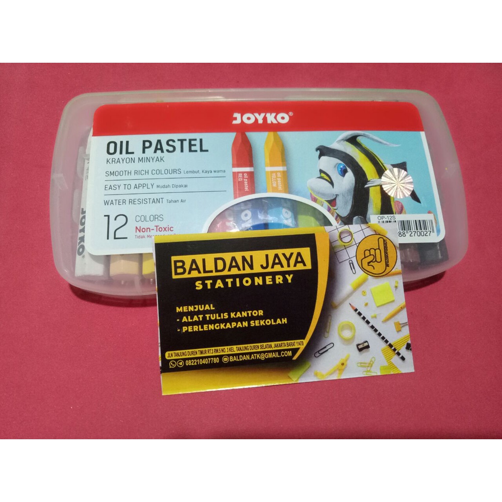 

Crayon TiTi Joyko 12 Warna Oil Pastel TI-P-12S Krayon Minyak 12W