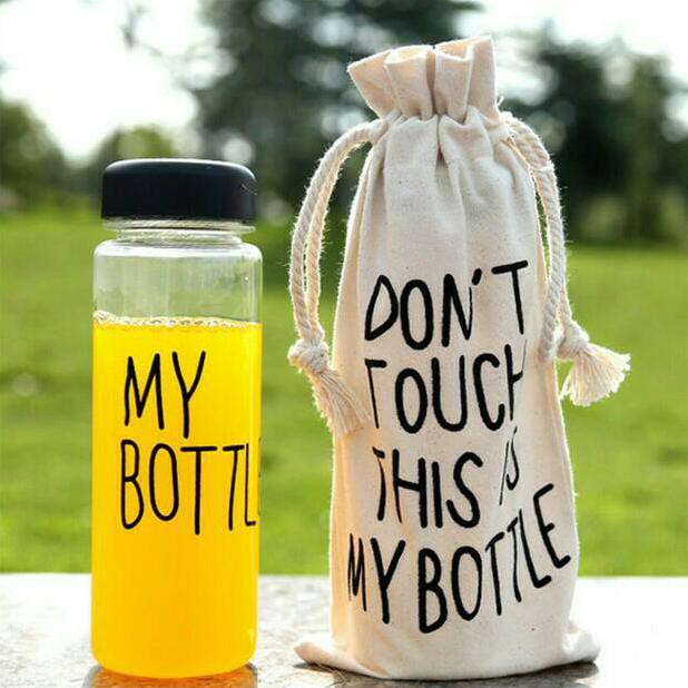 MY BOTTLE GLASS / Botol Minum Gelas Kaca Beling Tritan Infused Water UVL