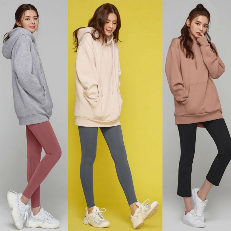 [CA] Sweater Hoodie Wanita Branded STL Metro Overfit Hood