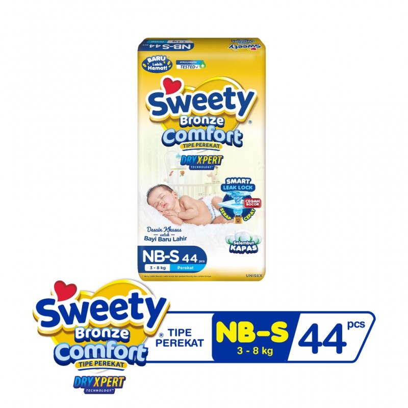 Sweety - Popok Bayi Bronze Comfort