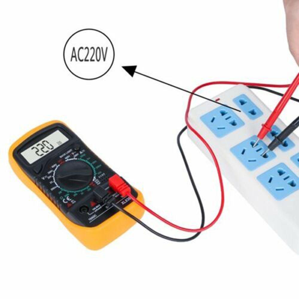 Multimeter Digital LCD Nanas Panas Baru Dual-slope integration Test Leads Current Circuit Tester Buzzer