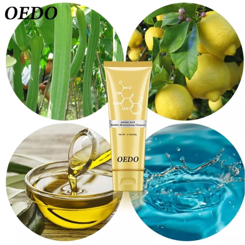 OEDO AMINO ACID BUBBLE MOISTURIZING FACIAL FOAM CLEANSER FACE WASHING PRODUCT FACE SKIN CARE ANTI AGING