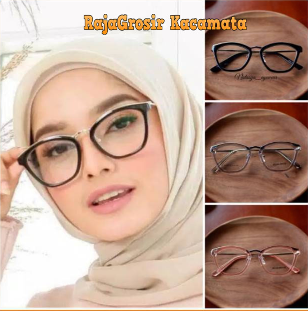 Kacamata wanita Fashion Trendy  kacamata minus  kacamata antiradiasi 58538 Termurah