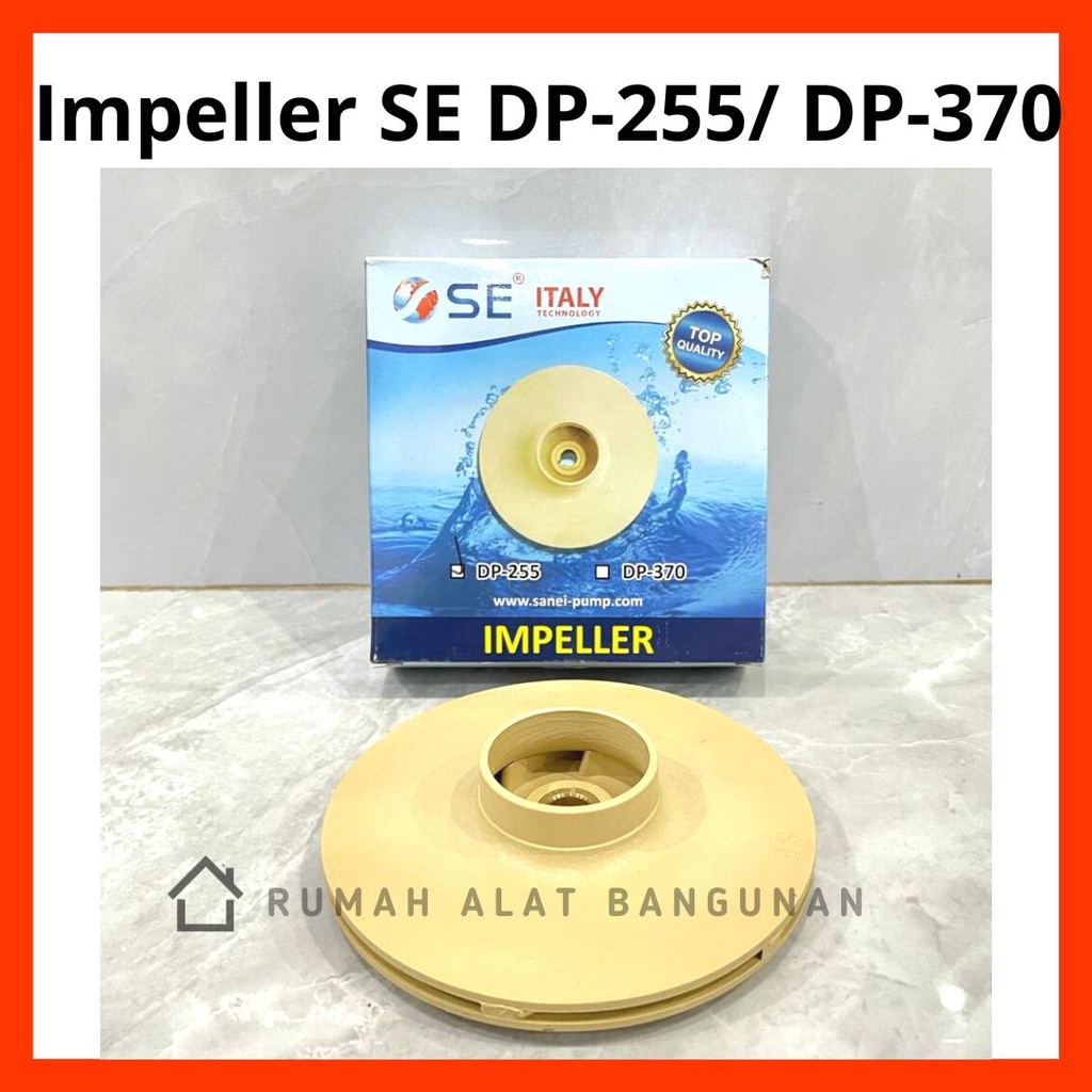 Impeller Pompa Air Jet Pump DP-370 / DP-255  / Kipas Impeler Sparepart Jetpump SAN EI SE505 JP SE DP