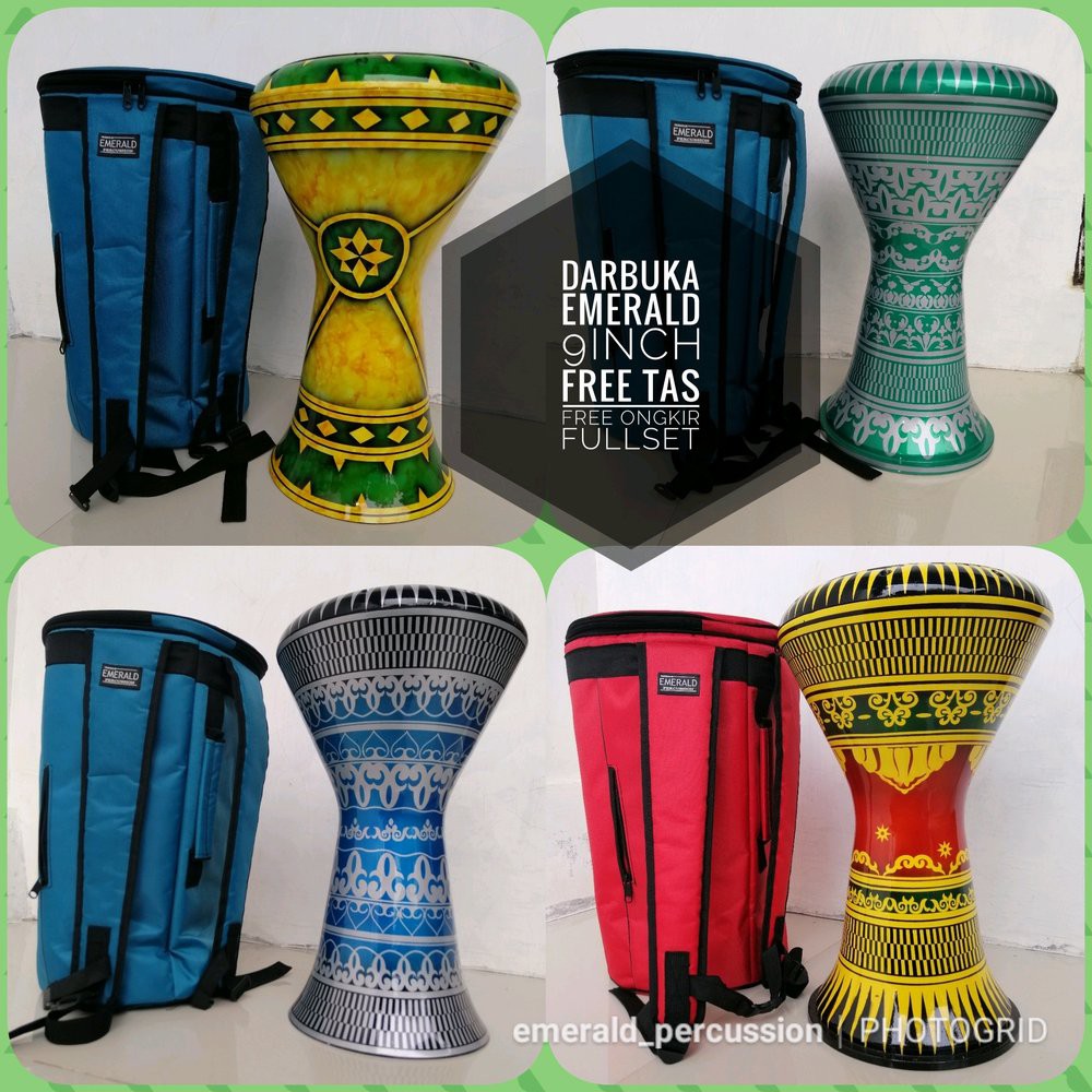 Alat Musik Darbuka Dumbuk Marawis Original, Nyaring,