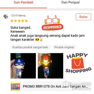 PROMO BBR1078 Ori Asli Jam Tangan Anak Karakter Proyektor