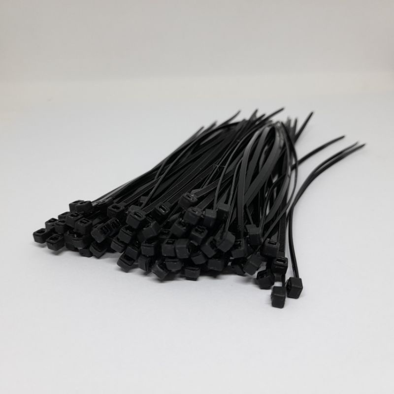 TALI TIES KABEL TIE CABLE TIS 2.5 X 250 MM 25 CM ISI 100 PCS HITAM