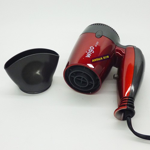 Pengering Rambut Wigo W-350 Travel Hair Dryer/HairDryer Mini/Hair Dryer Lipat 350 Watt BERGARANSI RESMI 1 TAHUN MANTAP