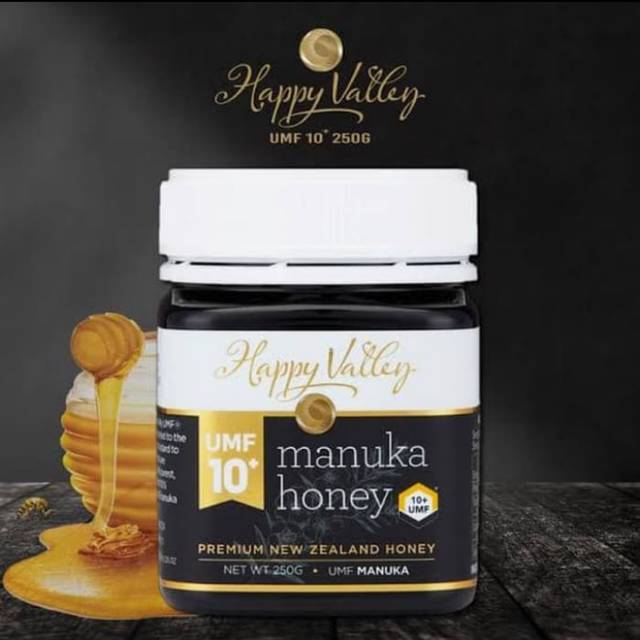 

Original 100% New Zealand Manuka Honey from Happy Valley, UMF 10+ 250 gram