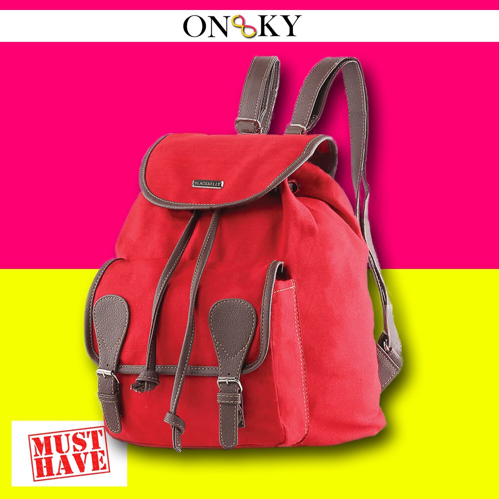 Tas Wanita - Tas Casual Wanita - Tas Kuliah Laptop - Tas Wanita Merah