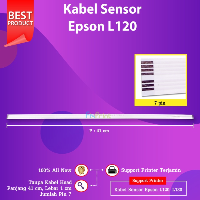 Kabel Sensor Head Epson L120 L121 L130 M100 M200 M105 M205 Flexible Cabel Carriage L120