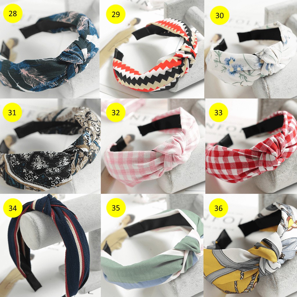 Bando Korea COD TERMURAH Bando Bandana Wanita Murah