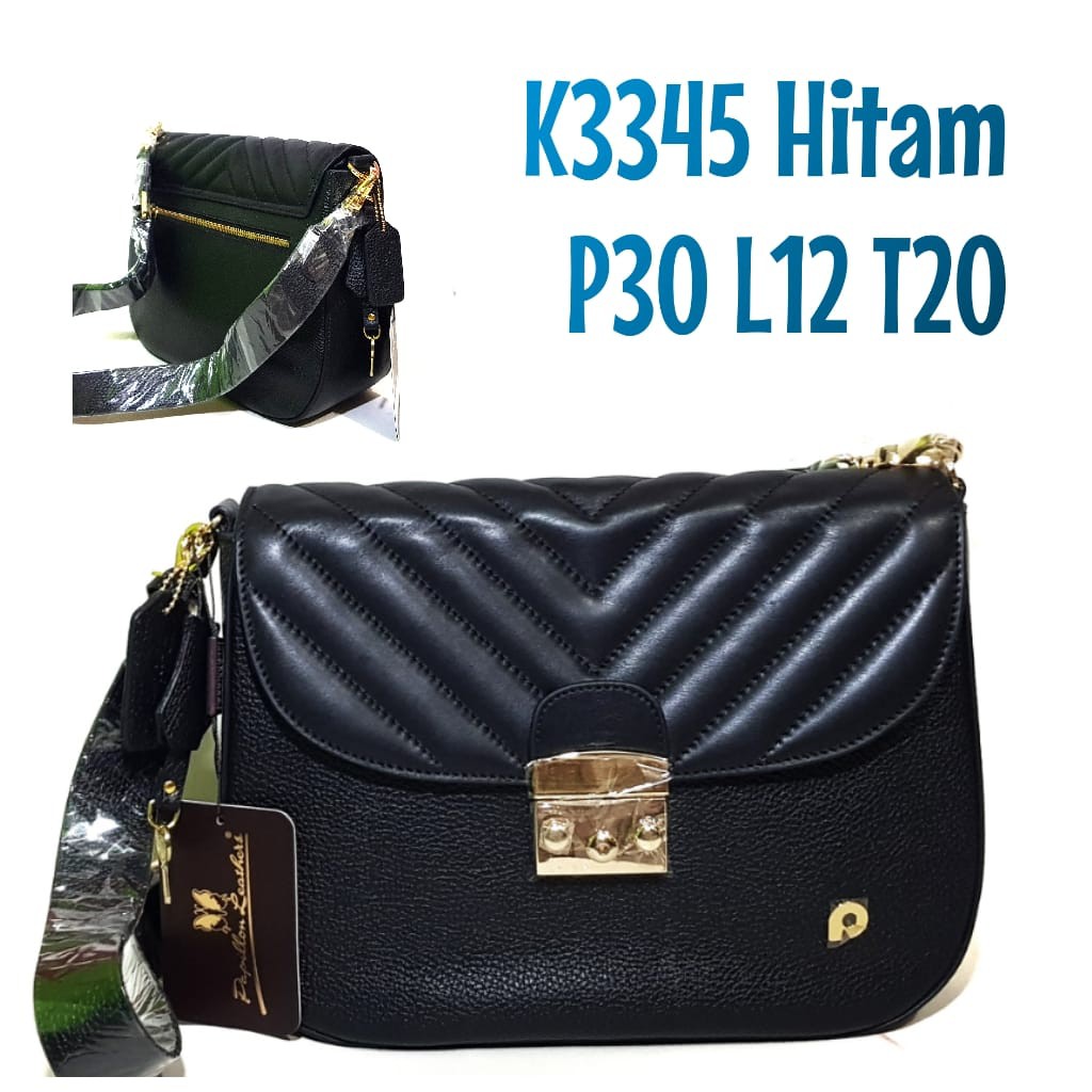 Tas Papillon Original K3345 Hitam