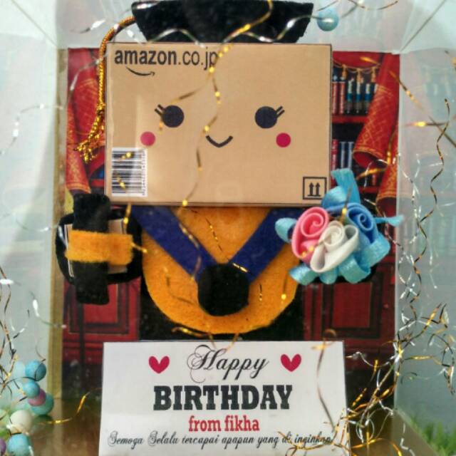 Boneka Danbo Wisuda Kado Ultah Kado Anniversary Kado Unik Kado wisuda