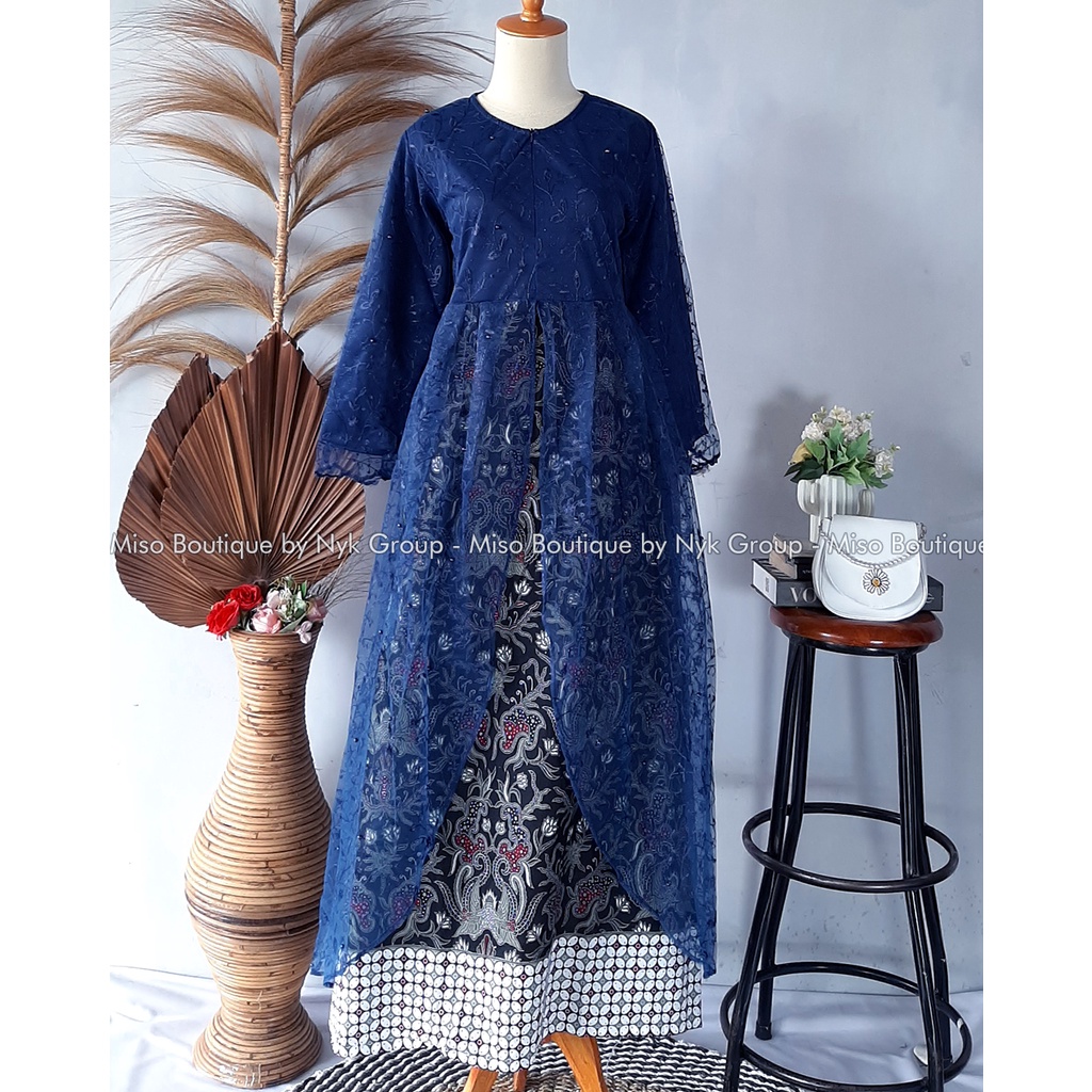 GAMIS TERBARU - GAMIS DRESS WANITA MEDINA - GAMIS NAVY BUSUI - DRESS WANITA MODERN - DRESS WANITA KONDANGAN