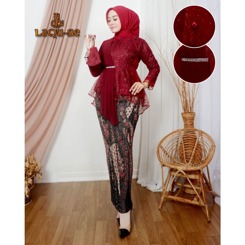 Stelan Kebaya Wisuda Baju Kondangan Kebaya Modern Set Kebaya Terbaru By Laquse Kebayaa