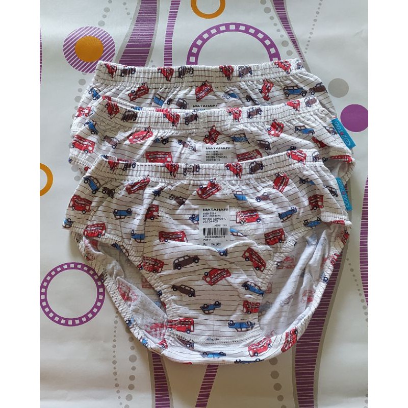 celana dalam anak laki-laki kidz too usia 2-5 tahun