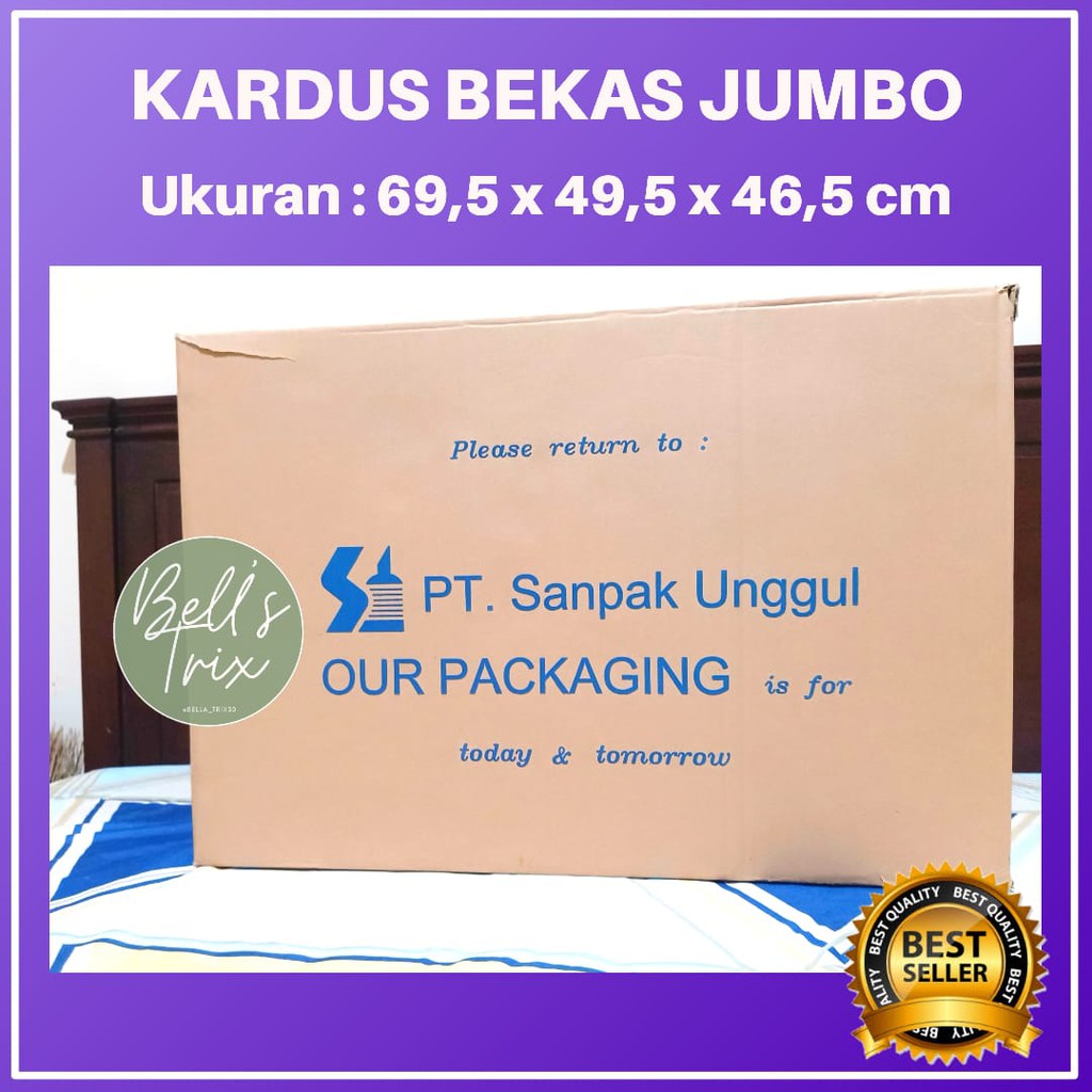 

Kardus Bekas Dus Pindahan Ukuran Besar Jumbo 60x40x40 cm Box Karton Penyimpanan