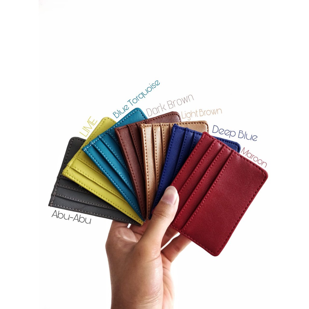BEST SELLER !!!  CARDHOLDER / DOMPET KARTU / CARD HOLDER 6 SLOT CARD + 1 SLOT MONEY BEST QUALIT