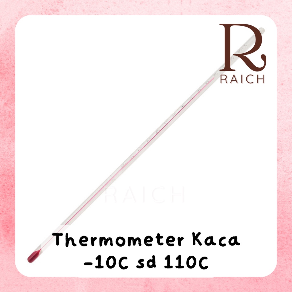 Termometer Kaca Thermometer Lab -10C sd 110C