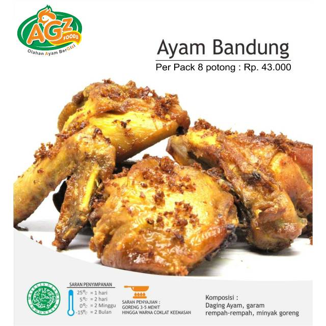 

MURAH! Ayam Bandung AGZ Frozen Free Masker feea