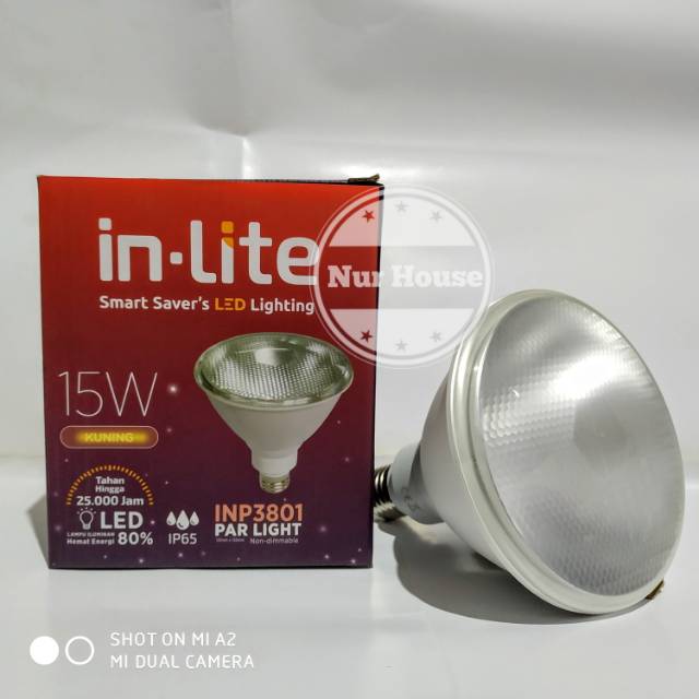 lampu sorot led par inlite 15 watt INP3801 par light