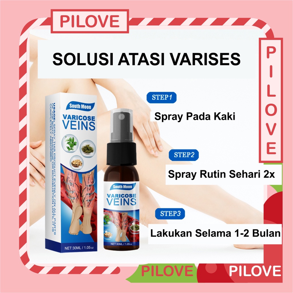 PILOVE - Salep Krim Cream Obat Penyembuh dan Penghilang Varises Parises Angitis Salep Flebitis di Kaki dan Betis Tangan Cream Krim Varises Hasil Paling Ampuh Original Hasil Permanen