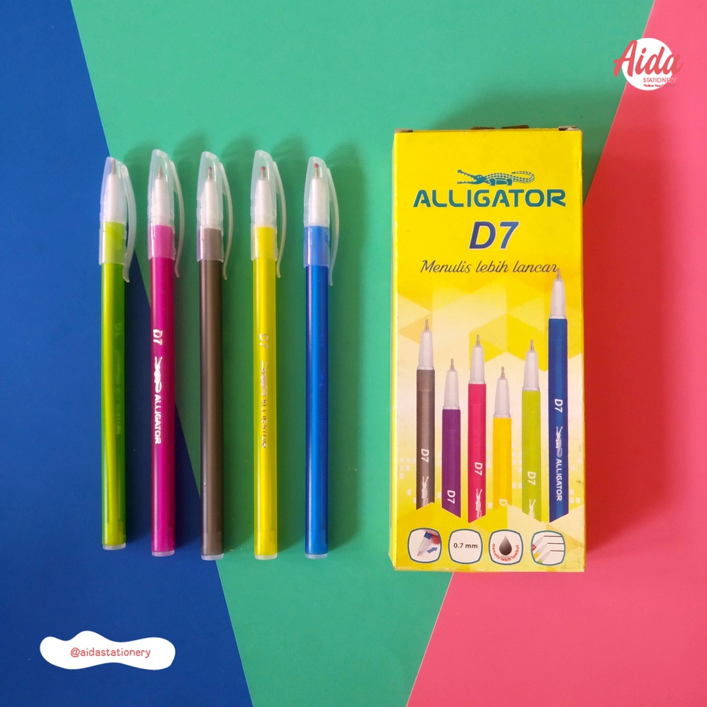 

Pulpen Aligator D7 0,7 mm (Satuan)